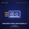 Genuine Mobis PAD-REAR COMB LAMP INSIDE,LH 92453A7110 for K3 2012 HNS Parts Korea
