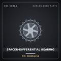 Genuine Mobis SPACER-DIFFERENTIAL BEARING 530654J216 for G70 2017 HNS Parts Korea