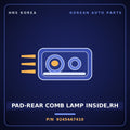 Genuine Mobis PAD-REAR COMB LAMP INSIDE,RH 92454A7410 for K3 2012 HNS Parts Korea