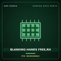 Genuine Mobis BLANKING-HANDS FREE,RH 0K2N166842 for Bongo 1995 HNS Parts Korea