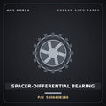 Genuine Mobis SPACER-DIFFERENTIAL BEARING 530643B186 for Grandeur 2006 HNS Parts Korea