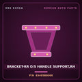 Genuine Mobis BRACKET-RR O/S HANDLE SUPPORT,RH 83495B8000 for Maxcruz 2013 HNS Parts Korea