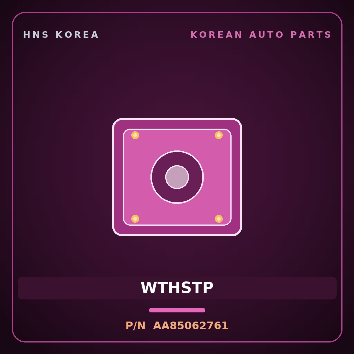 Genuine Mobis WTHSTP AA85062761 for Power Combi 1998 HNS Parts Korea