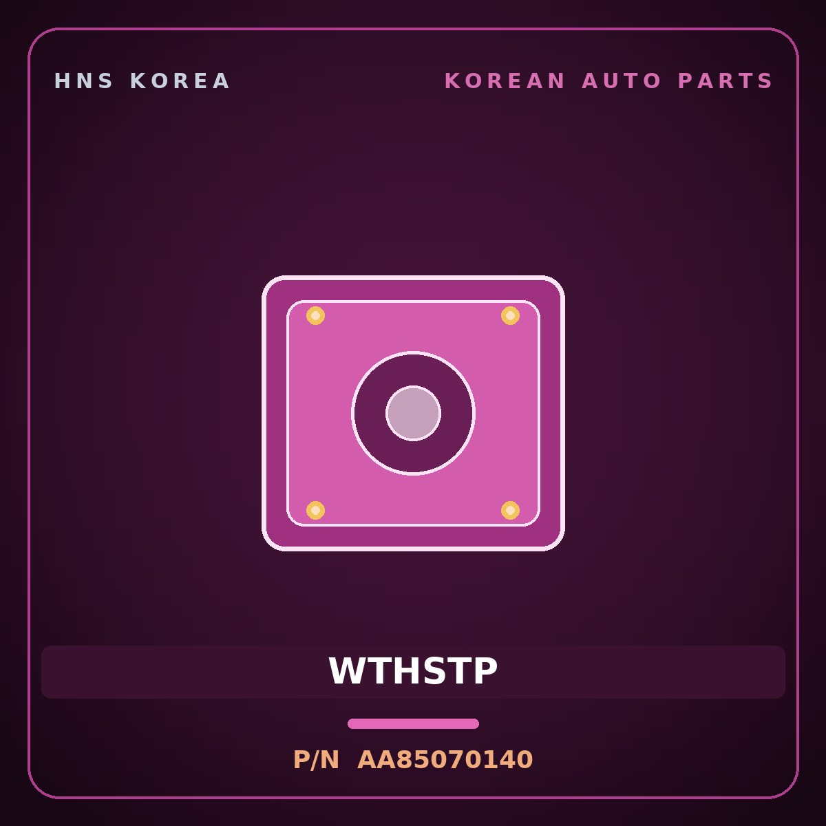 Genuine Mobis WTHSTP AA85070140 for Power Combi 1998 HNS Parts Korea