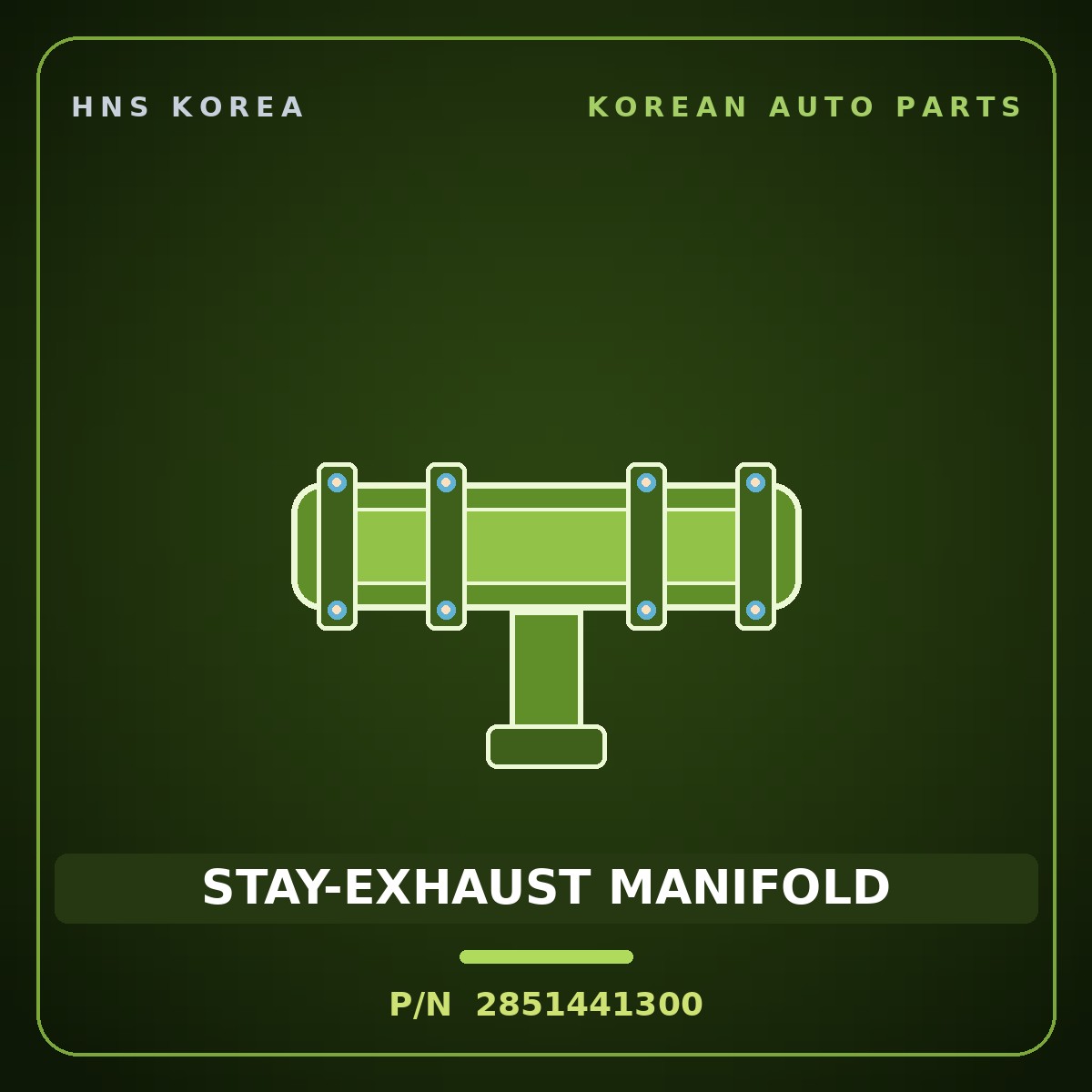 Genuine Mobis STAY-EXHAUST MANIFOLD 2851441300 for Mighty 1998 HNS Parts Korea