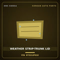 Genuine Mobis WEATHER STRIP-TRUNK LID 873212F010 for Cerato 2003 HNS Parts Korea