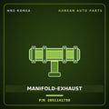 Genuine Mobis MANIFOLD-EXHAUST 2851141750 for County 1998 HNS Parts Korea