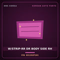 Genuine Mobis W/STRIP-RR DR BODY SIDE RH 831202F201 for Cerato 2006 HNS Parts Korea