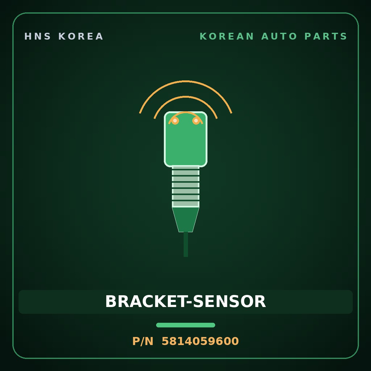 Genuine Mobis BRACKET-SENSOR 5814059600 for Solati 2014 HNS Parts Korea