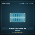 Genuine Mobis STAY-RAD GRILLE,RH 863366B000 for Mega Truck 2004 HNS Parts Korea