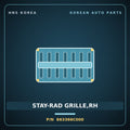 Genuine Mobis STAY-RAD GRILLE,RH 863366C000 for Mega Truck 2008 HNS Parts Korea