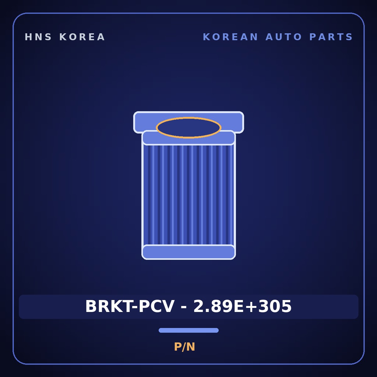 Genuine Mobis BRKT-PCV - 2.89E+305  for K5 2010 HNS Parts Korea