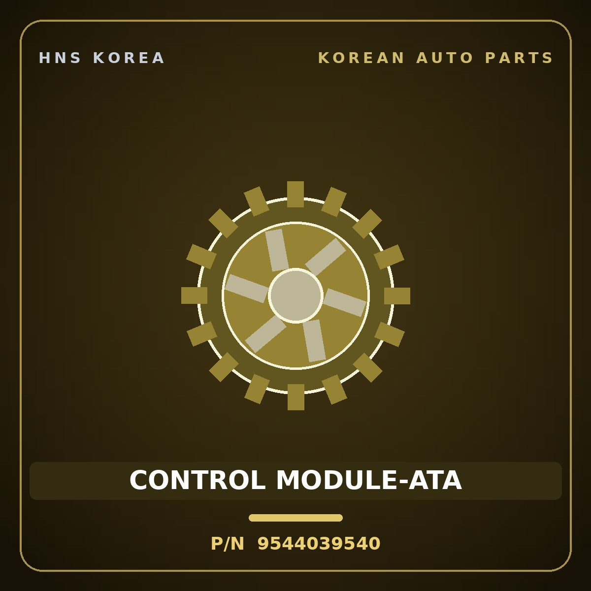 Genuine Mobis CONTROL MODULE-ATA 9544039540 for Equus 1999 HNS Parts Korea