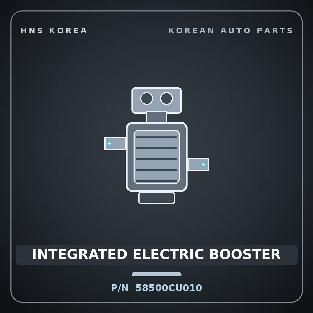 Genuine Mobis INTEGRATED ELECTRIC BOOSTER 58500CU010 for Genesis GV60 2021 HNS Parts Korea