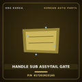 Genuine Mobis HANDLE SUB ASSY-TAIL GATE 817201R231AS for Accent 2011 HNS Parts Korea