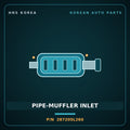 Genuine Mobis PIPE-MUFFLER INLET 287205L260 for Mighty 2008 HNS Parts Korea