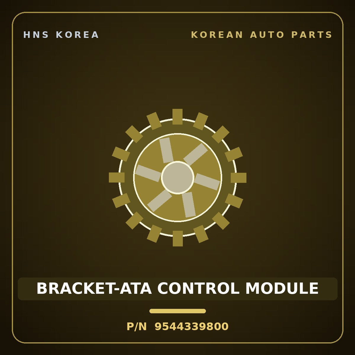 Genuine Mobis BRACKET-ATA CONTROL MODULE 9544339800 for Equus 1999 HNS Parts Korea