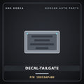 Genuine Mobis DECAL-TAILGATE 1R853AP480 for Accent 2015 HNS Parts Korea