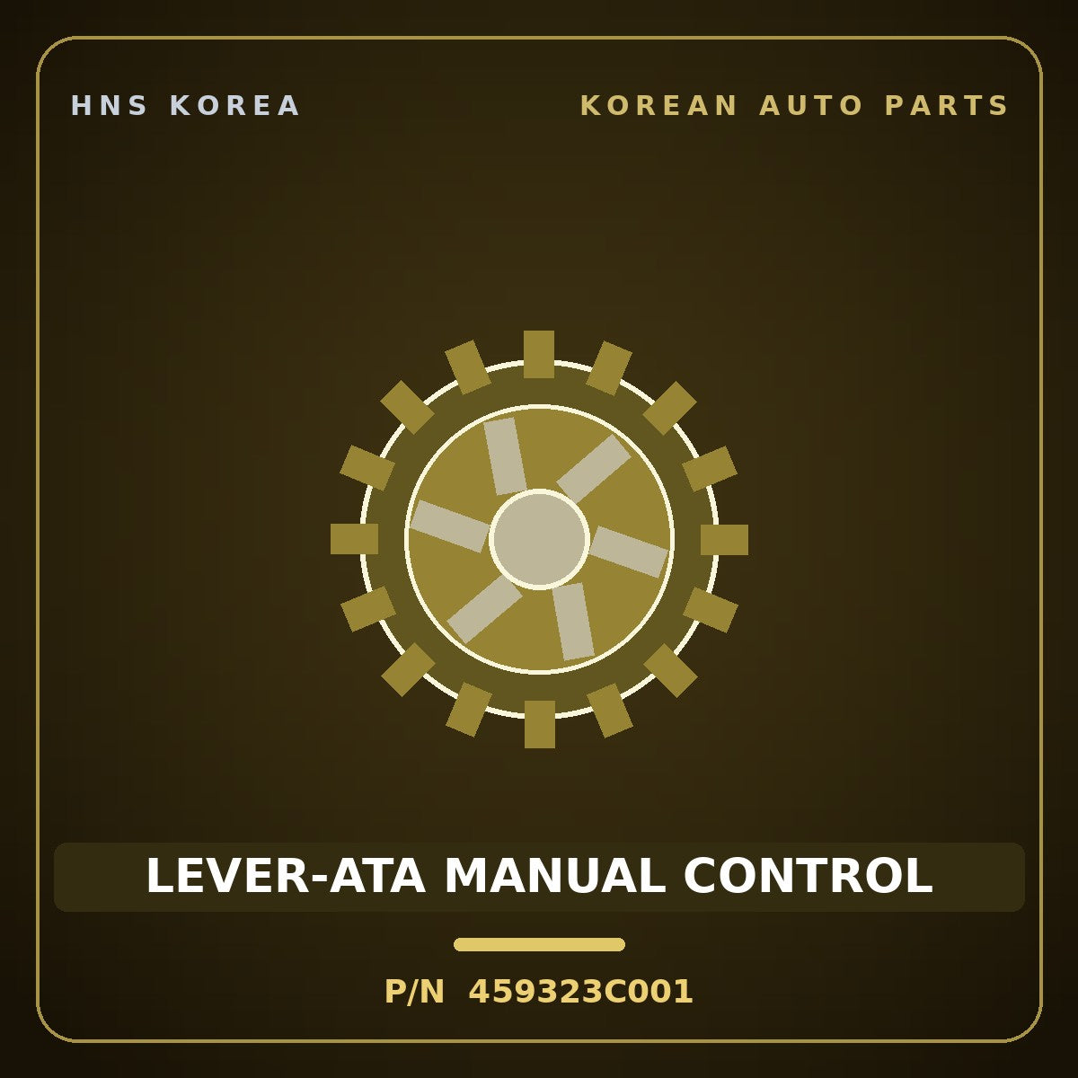 Genuine Mobis LEVER-ATA MANUAL CONTROL 459323C001 for Equus 2007 HNS Parts Korea