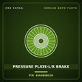 Genuine Mobis PRESSURE PLATE-L/R BRAKE 456493B029 for Aslan 2006 HNS Parts Korea