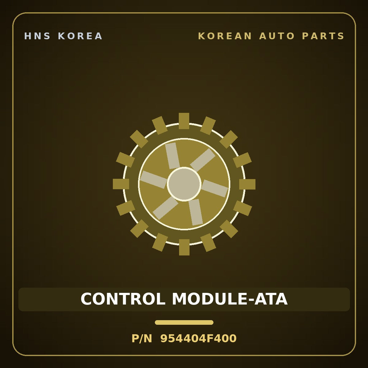 Genuine Mobis CONTROL MODULE-ATA 954404F400 for Equus 2008 HNS Parts Korea