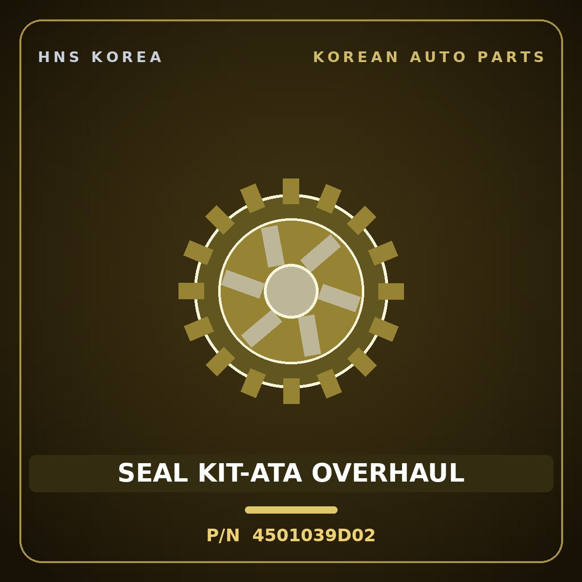 Genuine Mobis SEAL KIT-ATA OVERHAUL 4501039D02 for Equus 1999 HNS Parts Korea
