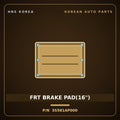 Genuine Mobis FRT BRAKE PAD(16") 3S581AP000 for Sonata 2010 HNS Parts Korea