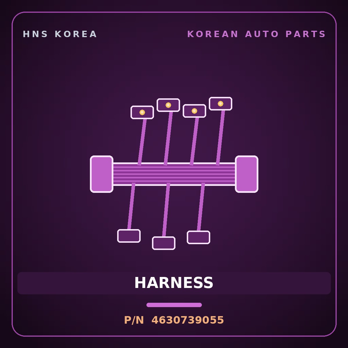Genuine Mobis HARNESS 4630739055 for Santa Fe 2000 HNS Parts Korea