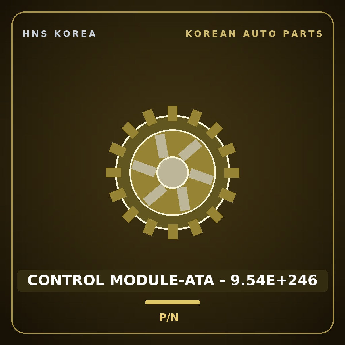 Genuine Mobis CONTROL MODULE-ATA - 9.54E+246  for Genesis 2007 HNS Parts Korea