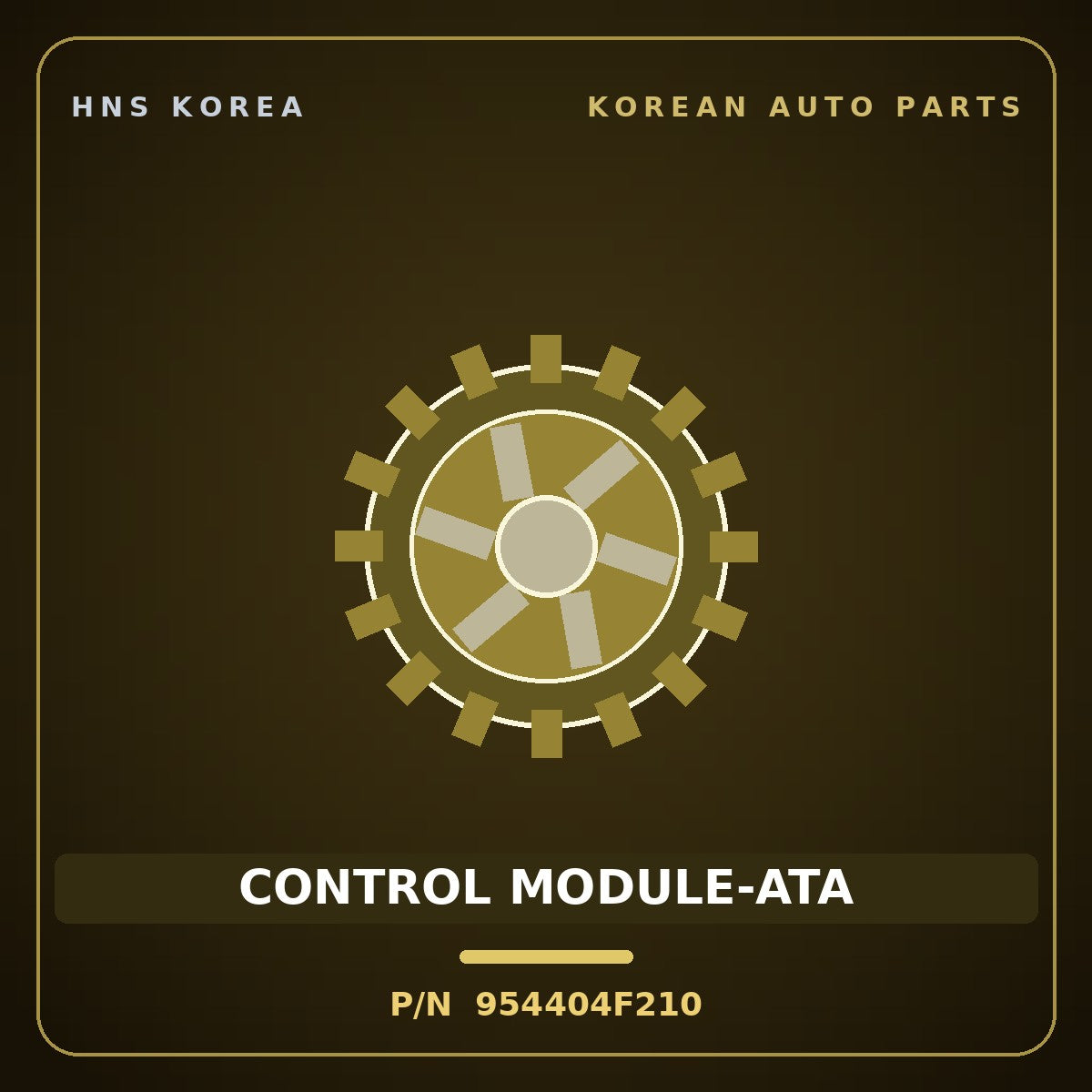 Genuine Mobis CONTROL MODULE-ATA 954404F210 for Genesis 2007 HNS Parts Korea