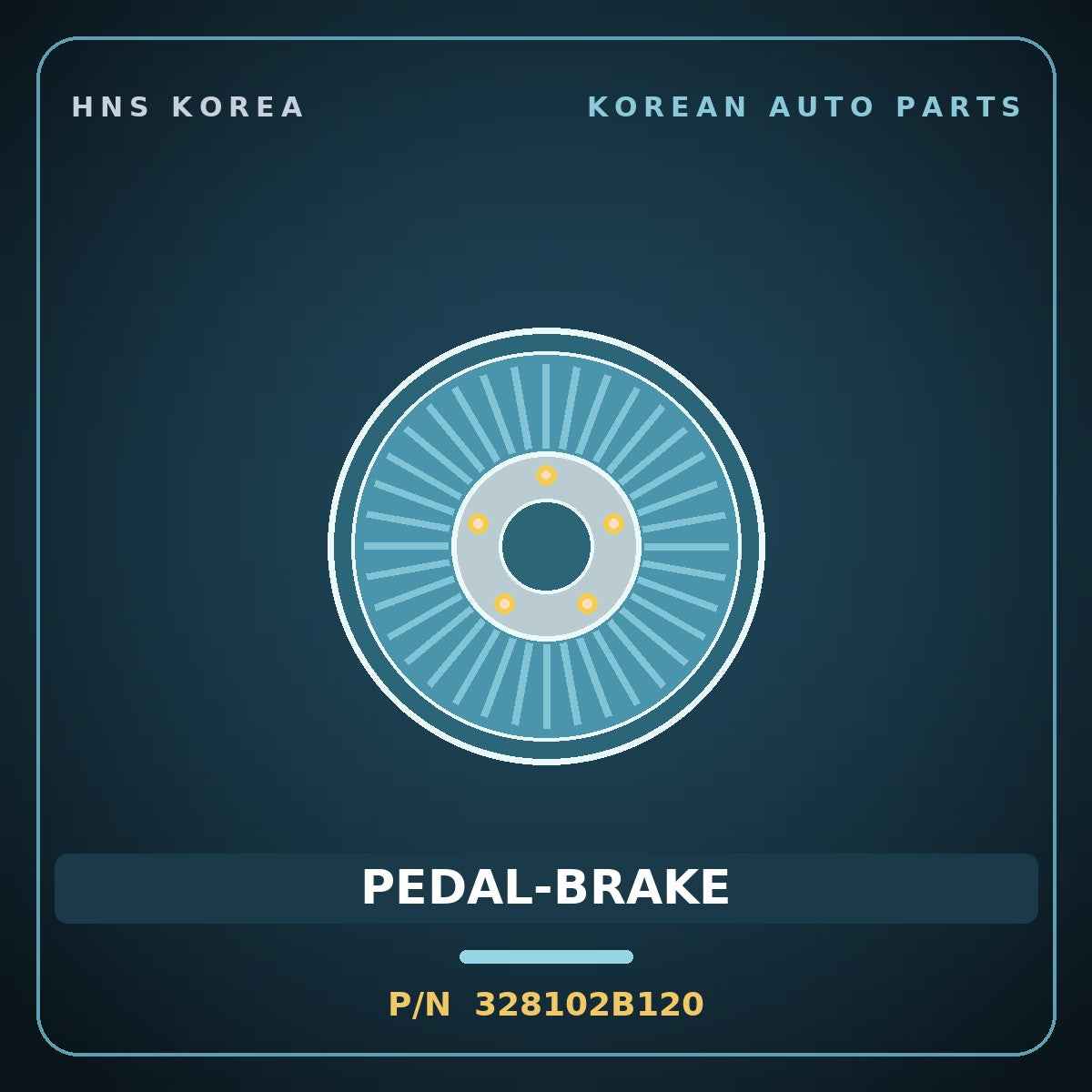 Genuine Mobis PEDAL-BRAKE 328102B120 for Santa Fe 2006 HNS Parts Korea