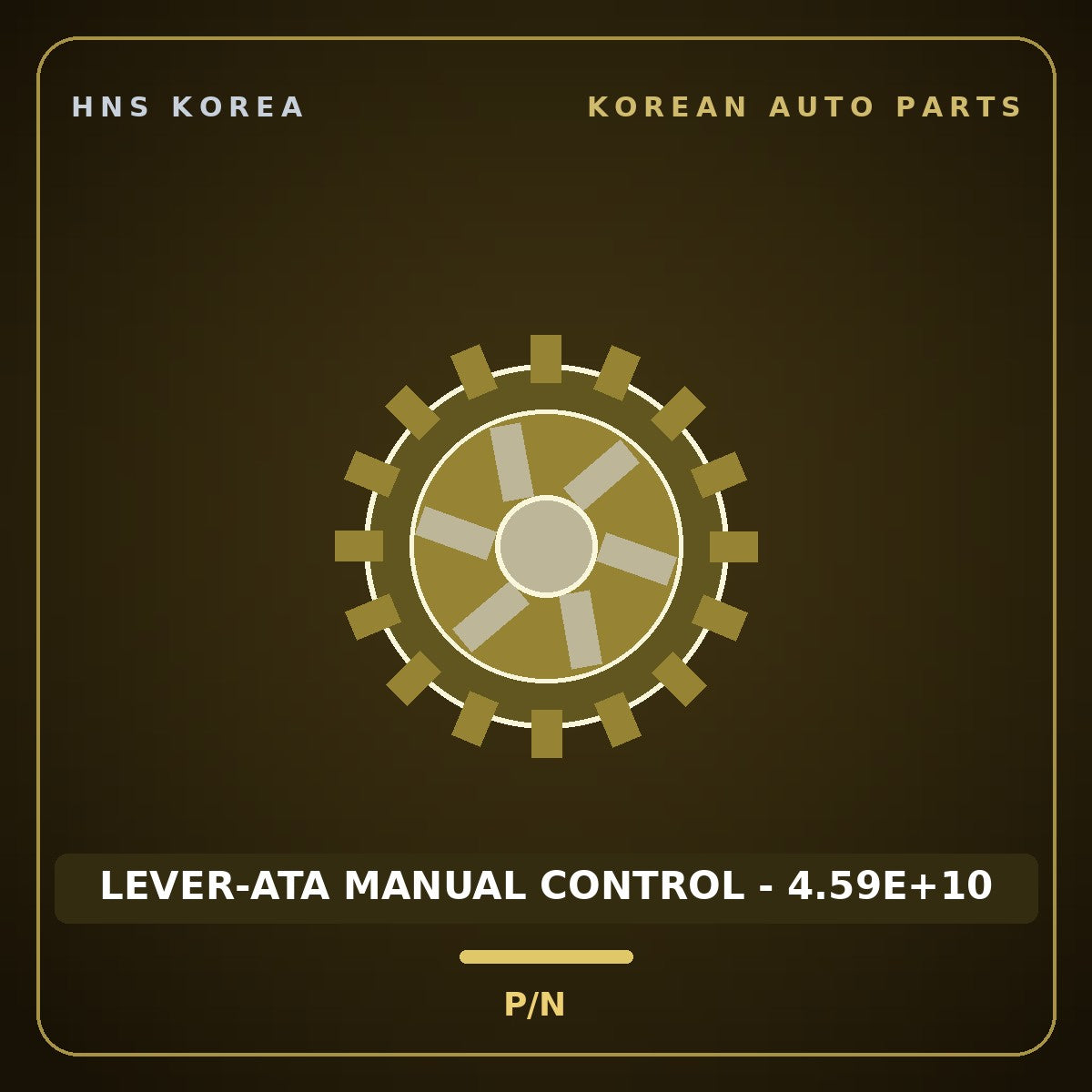 Genuine Mobis LEVER-ATA MANUAL CONTROL - 4.59E+10  for Genesis 2014 HNS Parts Korea