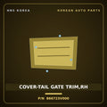 Genuine Mobis COVER-TAIL GATE TRIM,RH 866723V000 for Grandeur 2011 HNS Parts Korea