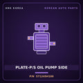 Genuine Mobis PLATE-P/S OIL PUMP SIDE 571245H100 for County 1998 HNS Parts Korea