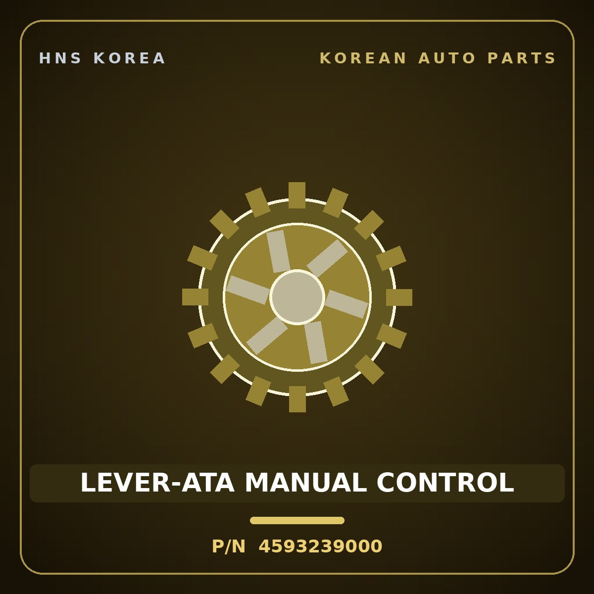 Genuine Mobis LEVER-ATA MANUAL CONTROL 4593239000 for Carens 1999 HNS Parts Korea