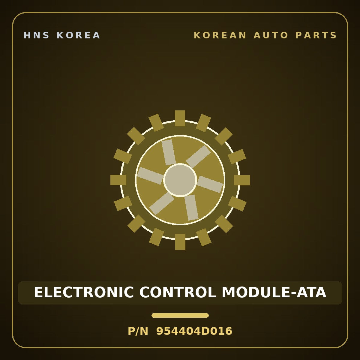 Genuine Mobis ELECTRONIC CONTROL MODULE-ATA 954404D016 for Bongo 2004 HNS Parts Korea