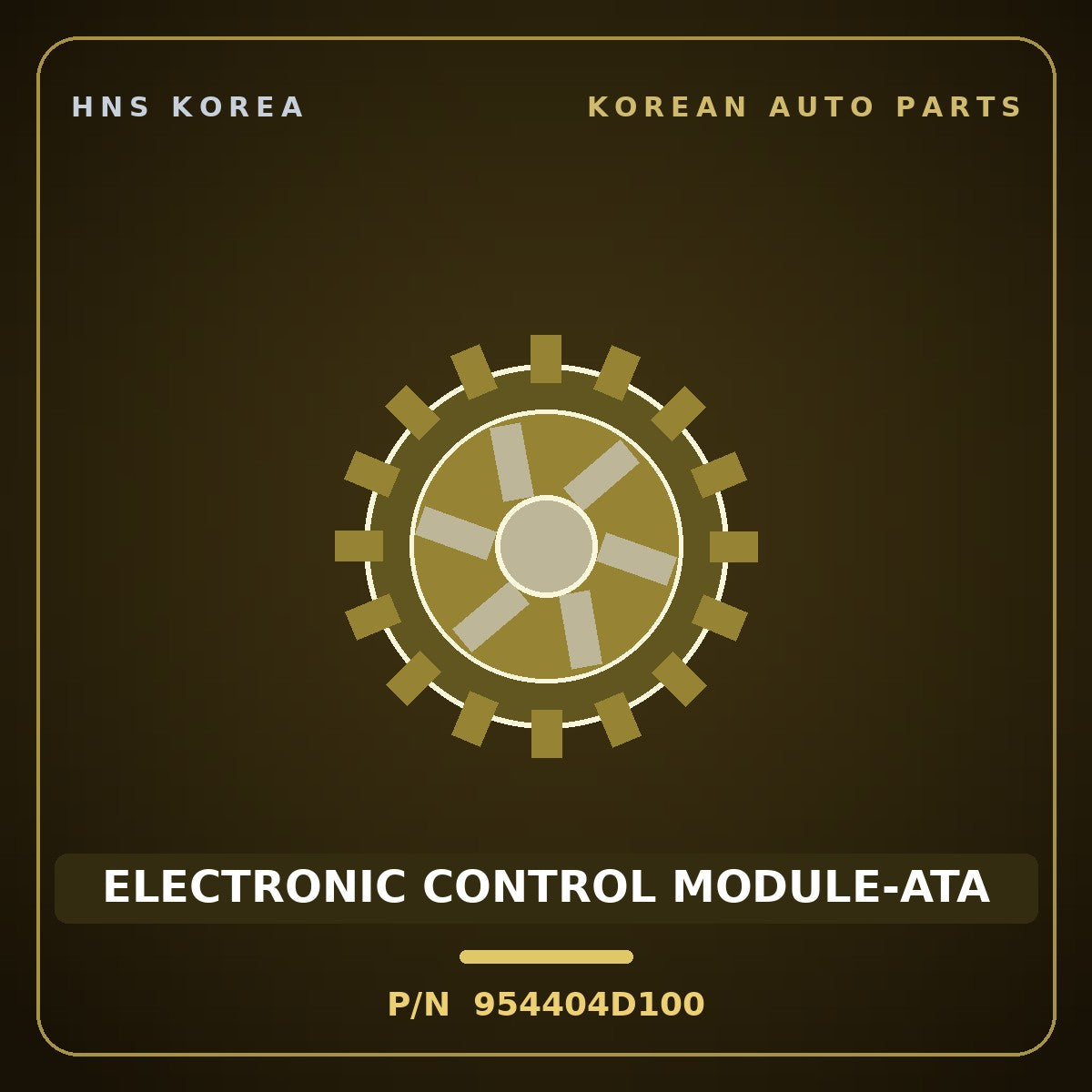 Genuine Mobis ELECTRONIC CONTROL MODULE-ATA 954404D100 for Bongo 2006 HNS Parts Korea