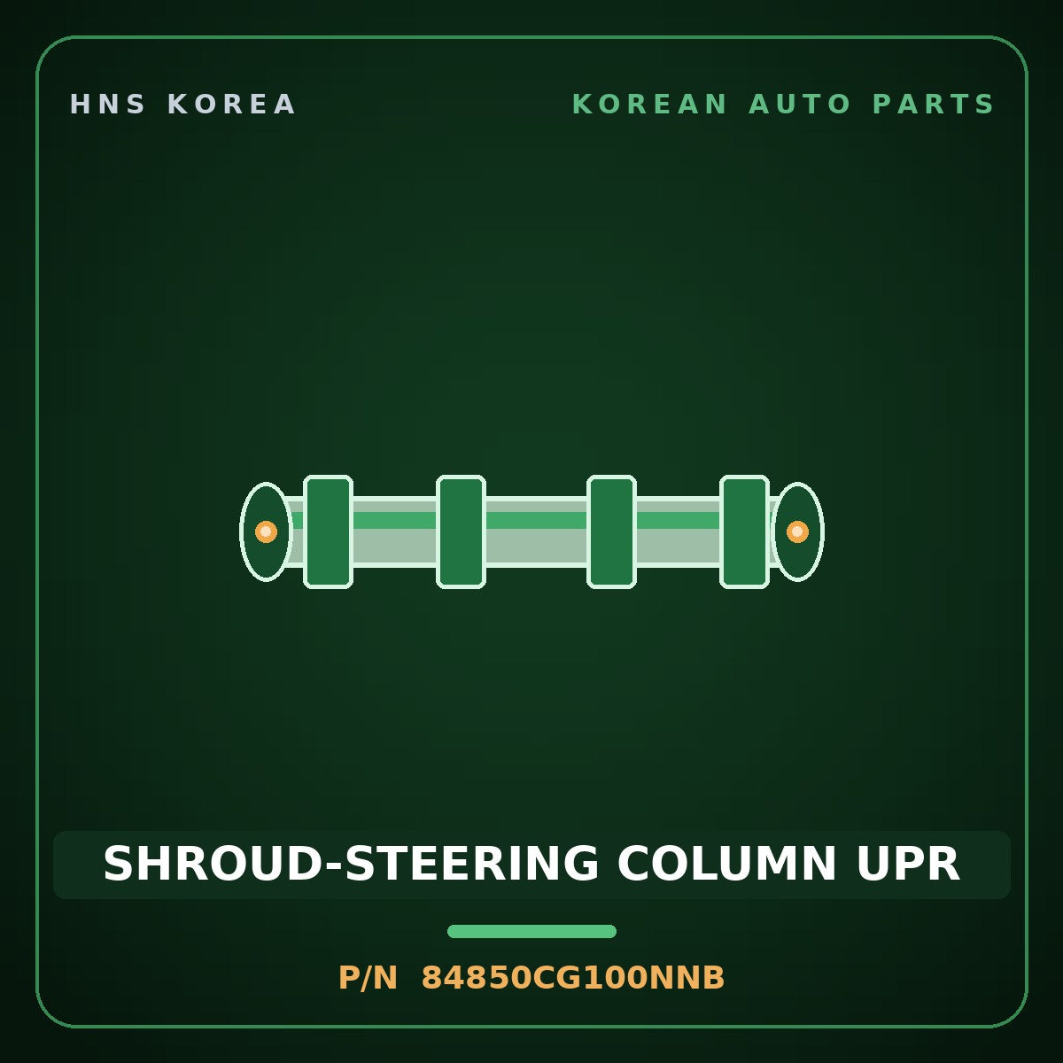 Genuine Mobis SHROUD-STEERING COLUMN UPR 84850CG100NNB for Staria 2021 HNS Parts Korea