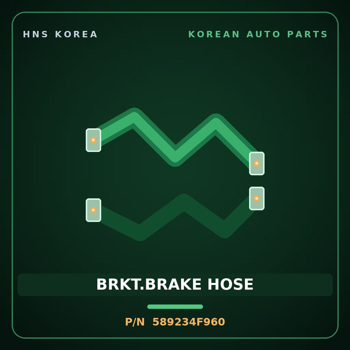 Genuine Mobis BRKT.BRAKE HOSE 589234F960 for Porter 2004 HNS Parts Korea