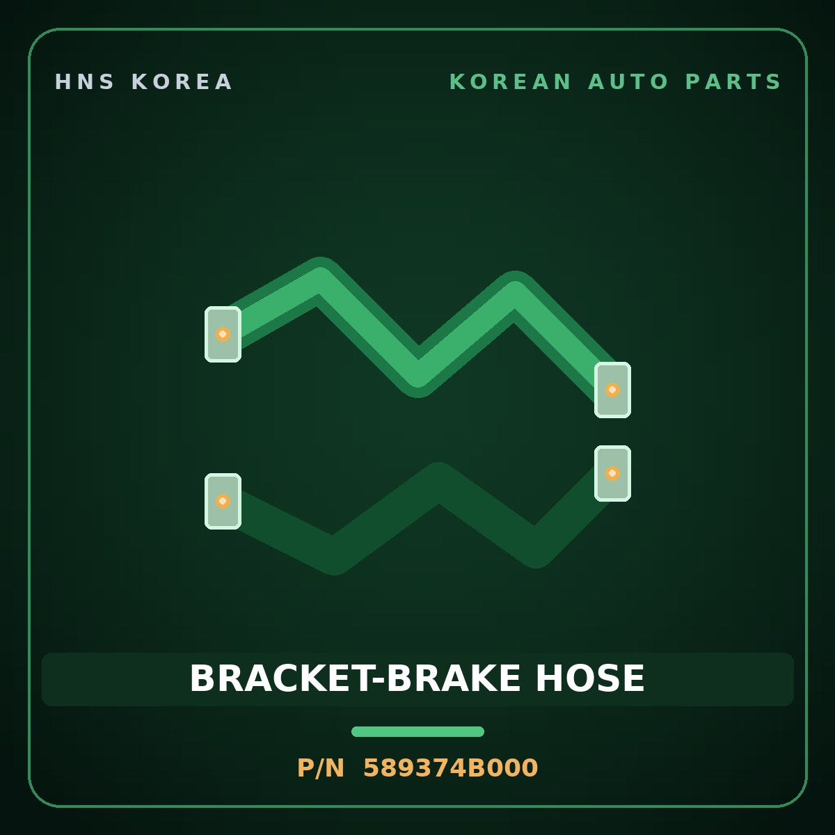 Genuine Mobis BRACKET-BRAKE HOSE 589374B000 for Porter 2004 HNS Parts Korea