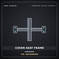 Genuine Mobis COVER-SEAT FRAME 893368K800 for Aero City 2004 HNS Parts Korea