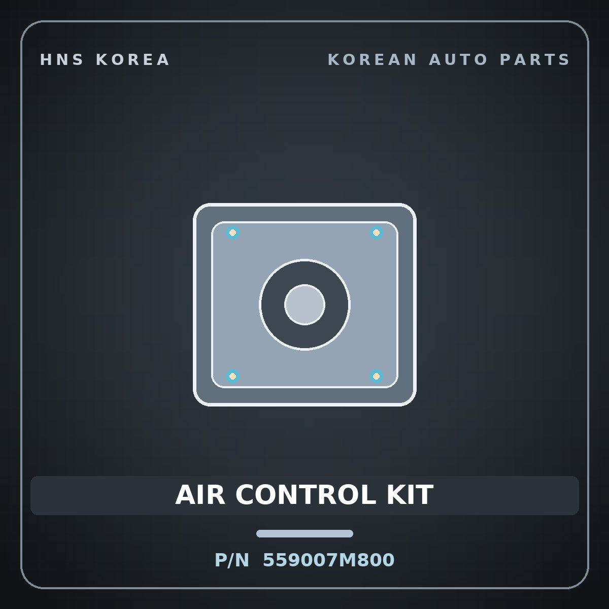 Genuine Mobis AIR CONTROL KIT 559007M800 for Trago 2006 HNS Parts Korea