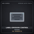 Genuine Mobis LABEL-EMISSION CONTROL 3245025770 for K5 2011 HNS Parts Korea