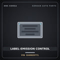 Genuine Mobis LABEL-EMISSION CONTROL 3245025771 for K5 2011 HNS Parts Korea