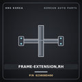 Genuine Mobis FRAME-EXTENSION,RH 623608D400 for Express 2010 HNS Parts Korea