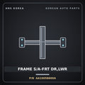 Genuine Mobis FRAME S/A-FRT DR,LWR AA10058600A for Towner 2000 HNS Parts Korea