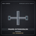 Genuine Mobis FRAME-EXTENSION,RH 623608DCA0 for Express 2010 HNS Parts Korea
