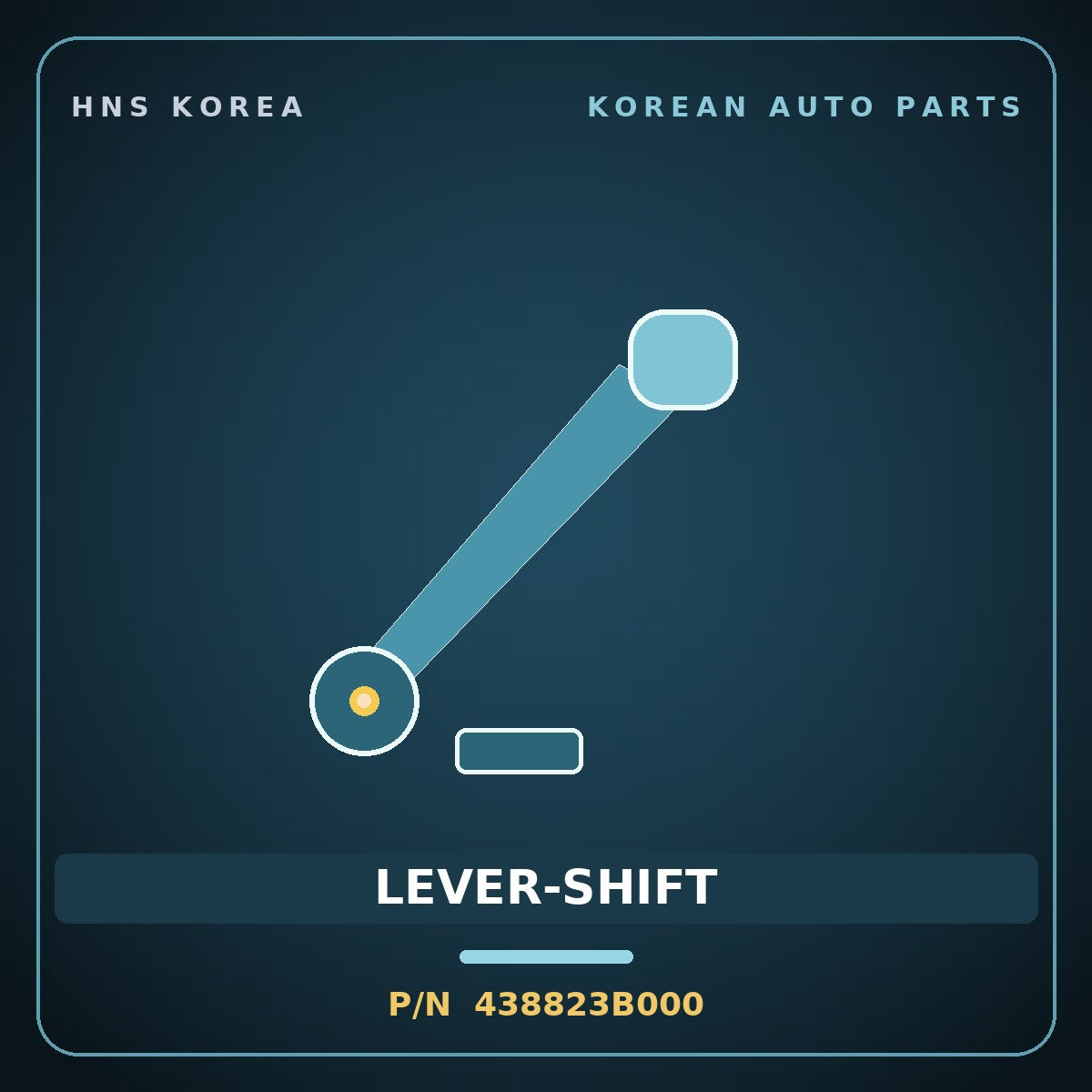 Genuine Mobis LEVER-SHIFT 438823B000 for Carnival 2006 HNS Parts Korea