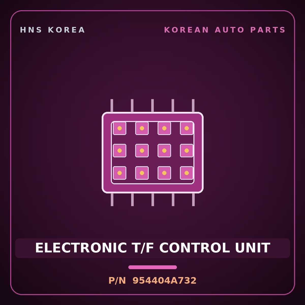 Genuine Mobis ELECTRONIC T/F CONTROL UNIT 954404A732 for Sorento 2002 HNS Parts Korea