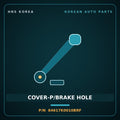 Genuine Mobis COVER-P/BRAKE HOLE 84617K0010BRF for Soul 2019 HNS Parts Korea
